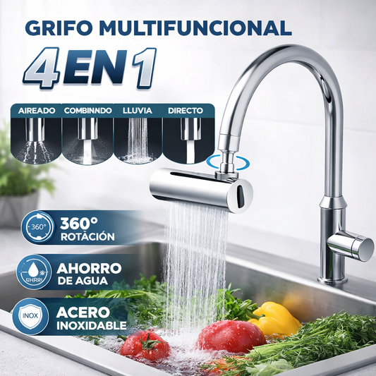 Grifo 360° 4 en 1 💧